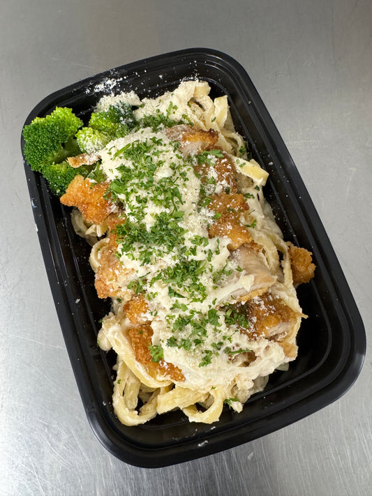 Crispy Chicken Alfredo