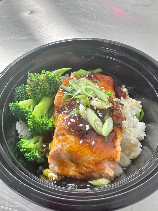 Salmon Teriyaki Bowl